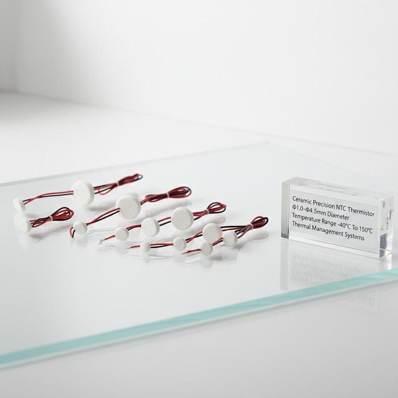 Ceramic Precision NTC Thermistor Φ1.0-Φ4.5mm Diameter Temperature Range –40°C To 150°C Designed for Thermal Management Systems